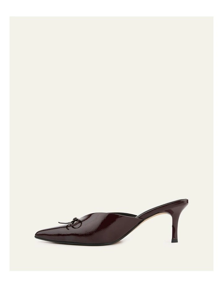 Betsy Mid Heels Merlot Crinkle Patent image 7