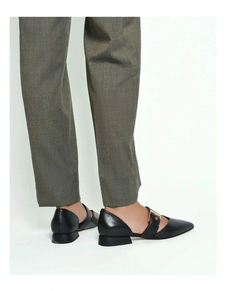 Neela Dress Flats Leather in Black image 2