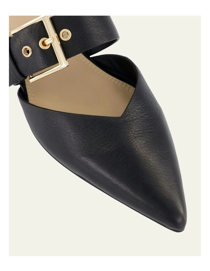 Neela Dress Flats Leather in Black image 4