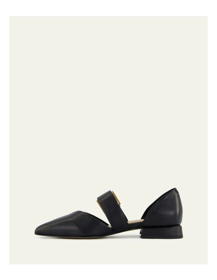 Neela Dress Flats Leather in Black image 6