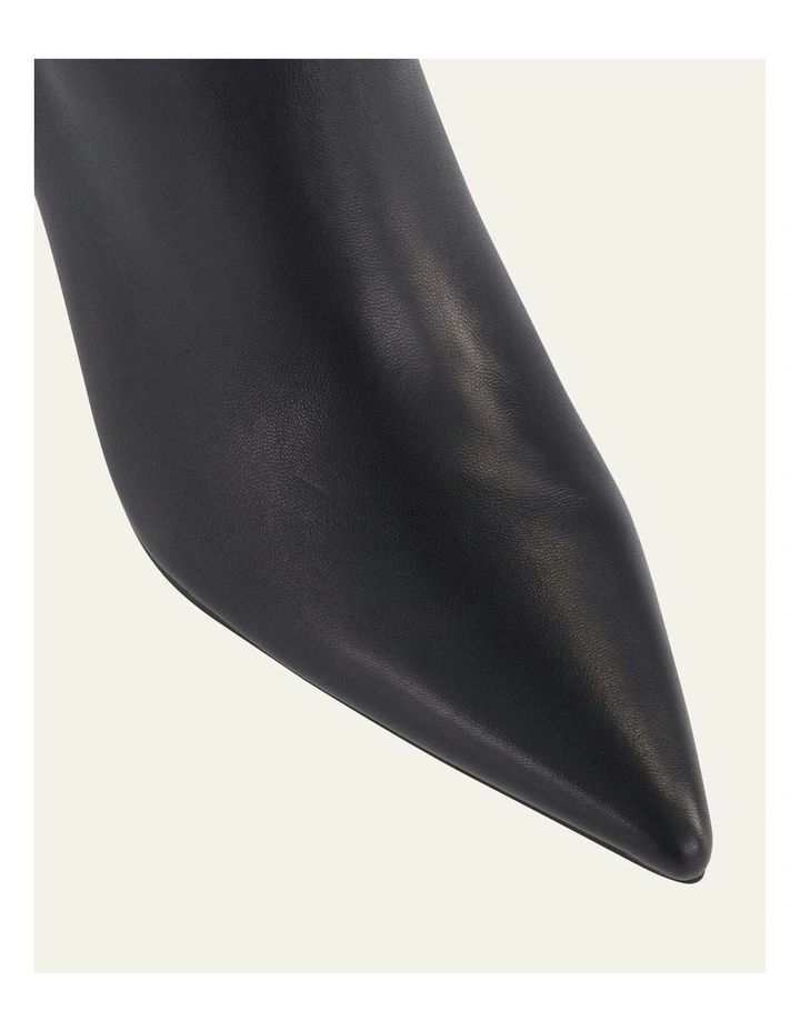 Lottie High Ankle Boots Leather in Black image 4