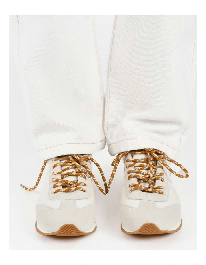 Monty Sneakers Leather in White Multi image 2