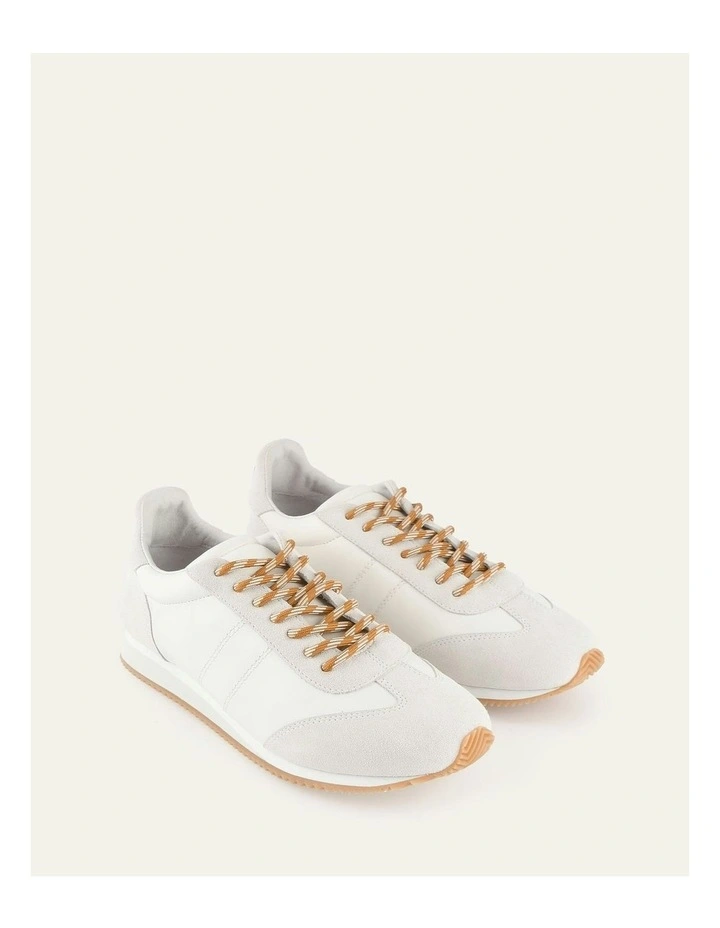 Monty Sneakers Leather in White Multi image 6