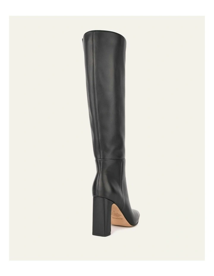 Stormi Knee Boots Leather in Black image 5