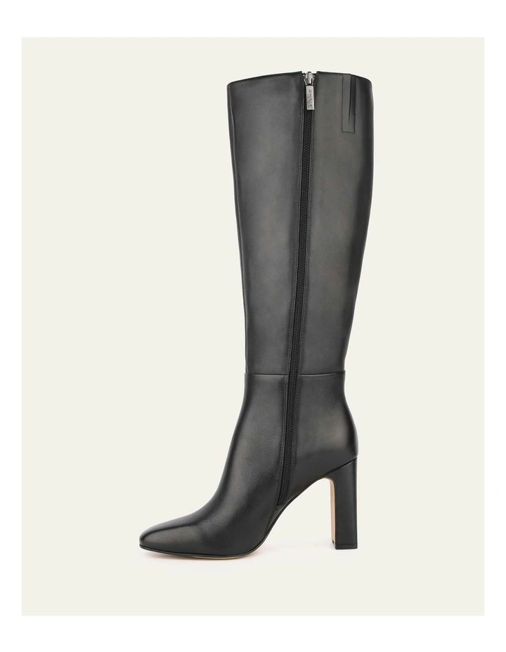 Stormi Knee Boots Leather in Black image 6