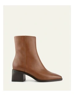 Quade Mid Ankle Boots True in Tan