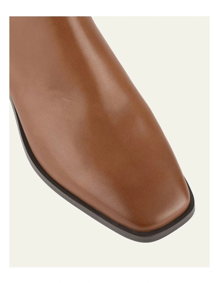 Quade Mid Ankle Boots True in Tan image 4