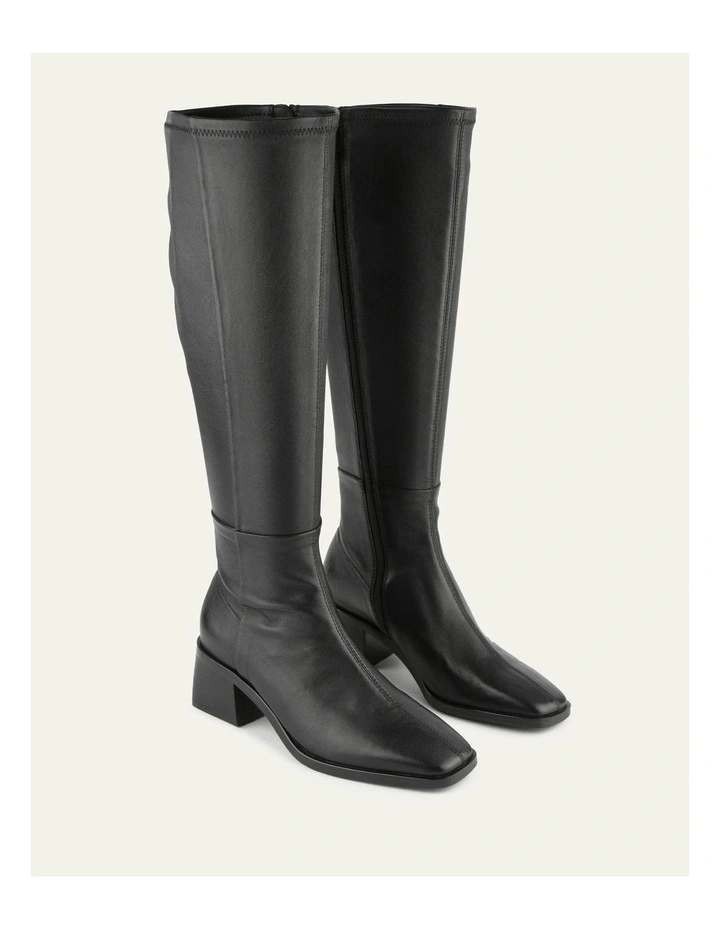 Queenie Knee Boots in Black image 3