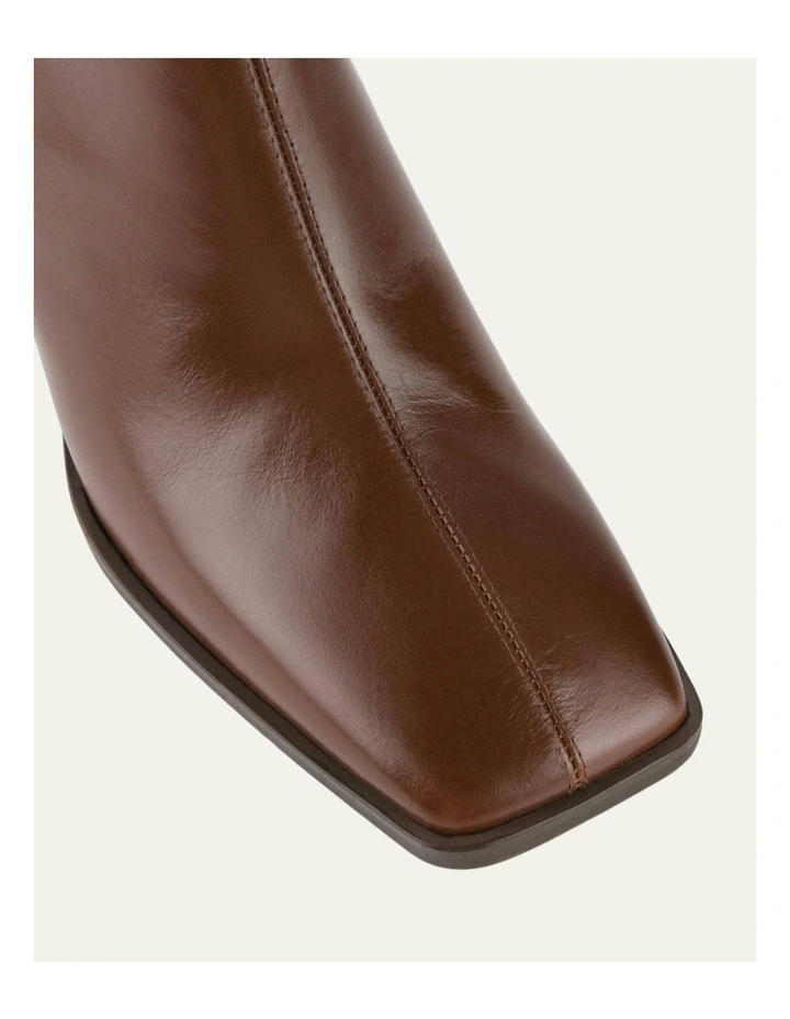 Hattie High Ankle Boots in Chestnut image 4