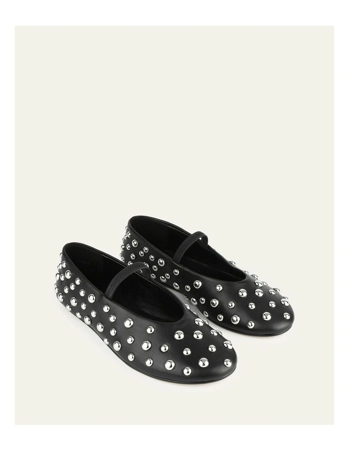Goldie Casual Flats in Black image 3