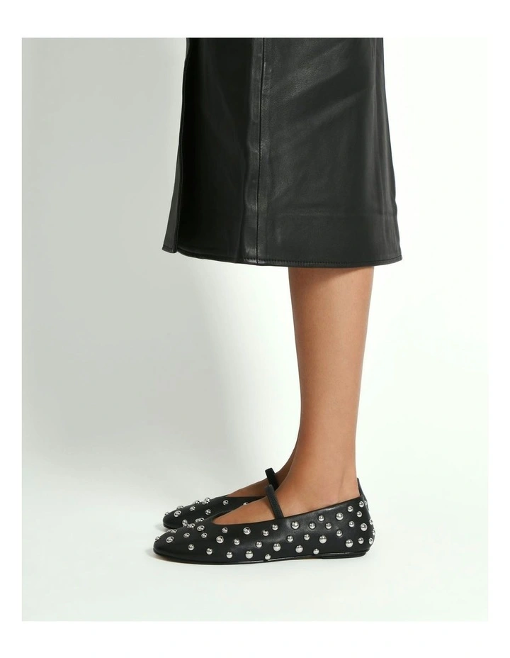 Goldie Casual Flats in Black image 7
