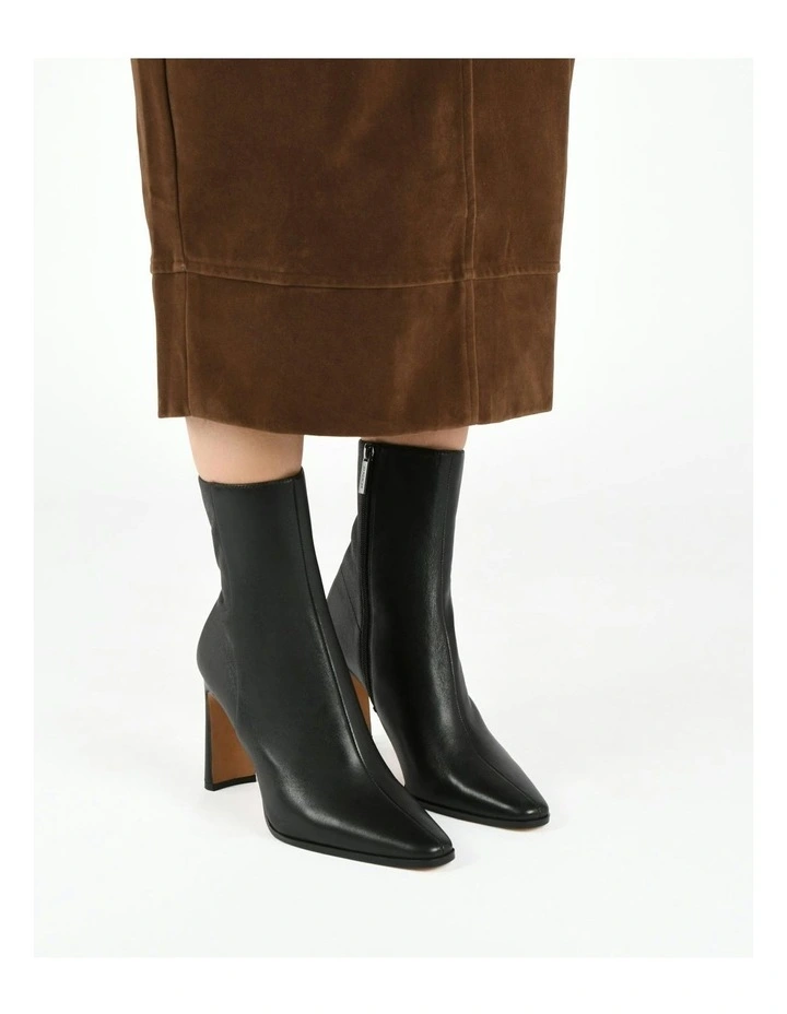 Jemima High Ankle Boots in Black image 2
