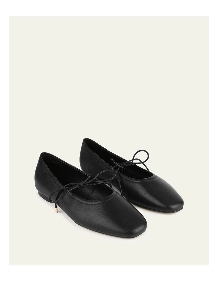 Petal Casual Flats in Black image 3