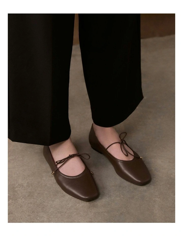 Petal Casual Flats in Dark Rye image 2