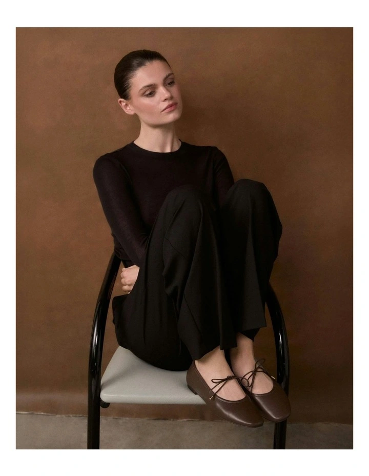 Petal Casual Flats in Dark Rye image 7