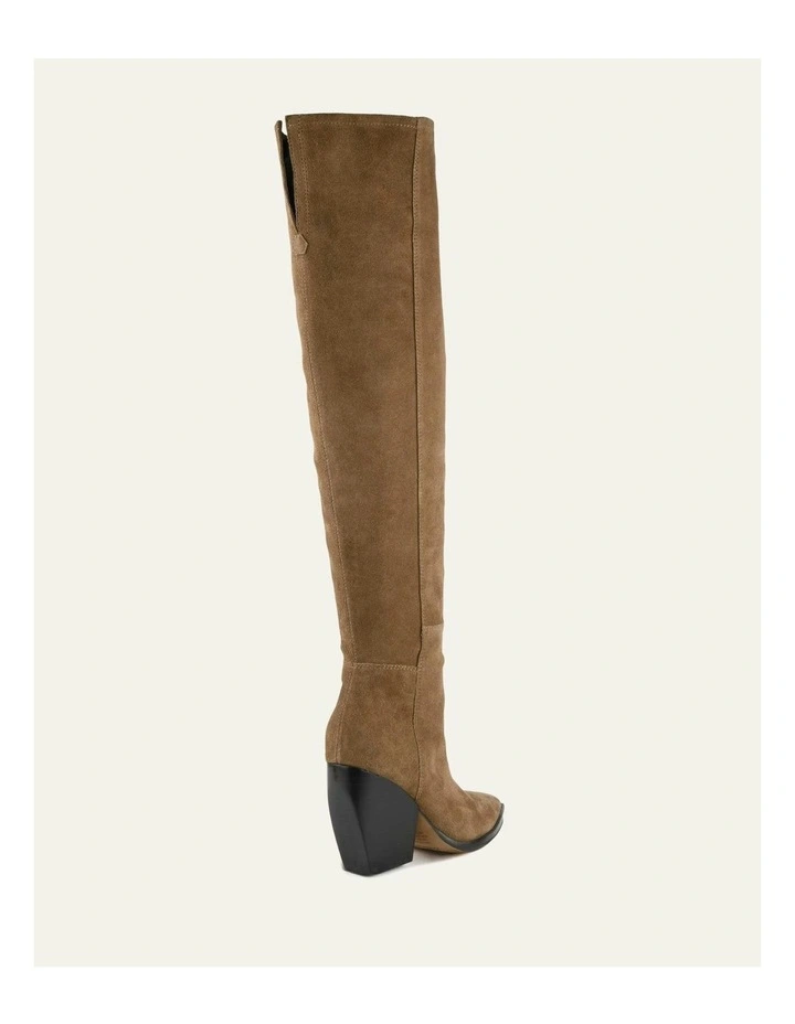 Uma Over The Knee Boots in Bark image 5