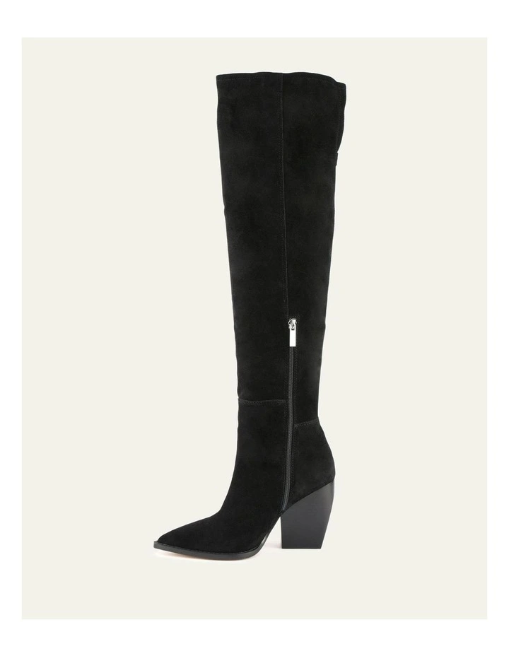Uma Over The Knee Boots in Black image 6