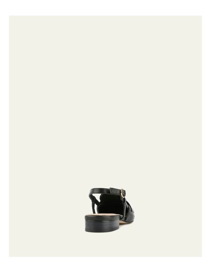 Leather Eloise Dress Flats in Black image 5