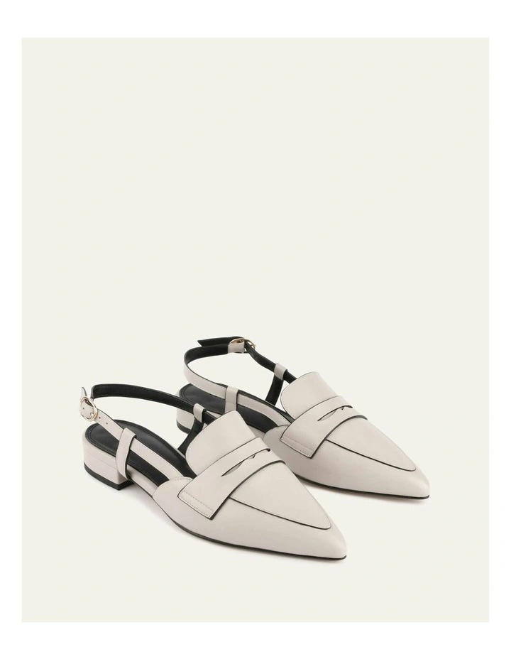 Eloise Dress Flats in Bone image 3