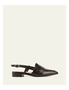 Eloise Dress Flats in Chocolate