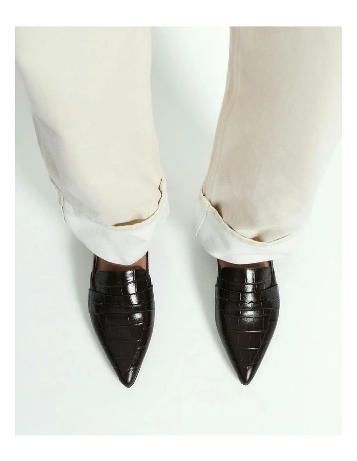 Eloise Dress Flats in Chocolate image 2