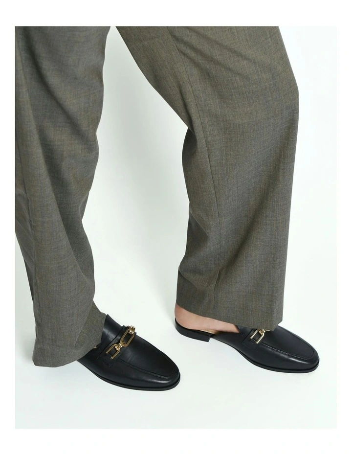 Reign Leather Loafers in Black image 2