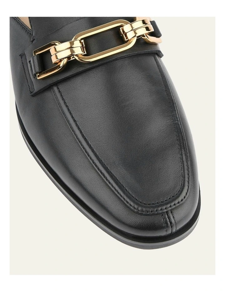 Reign Leather Loafers in Black image 4