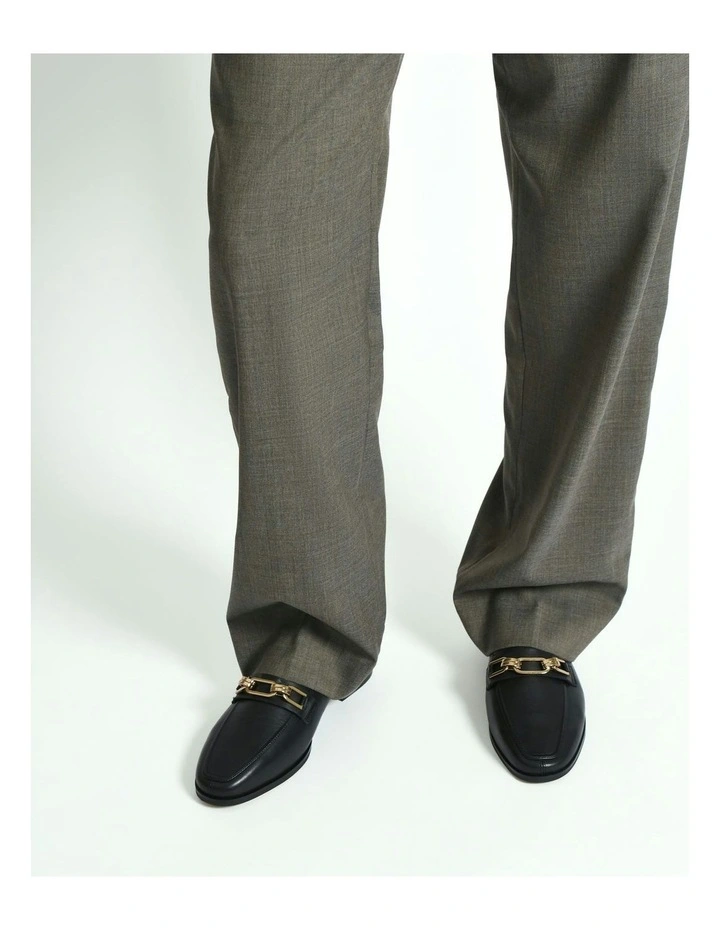 Reign Leather Loafers in Black image 7