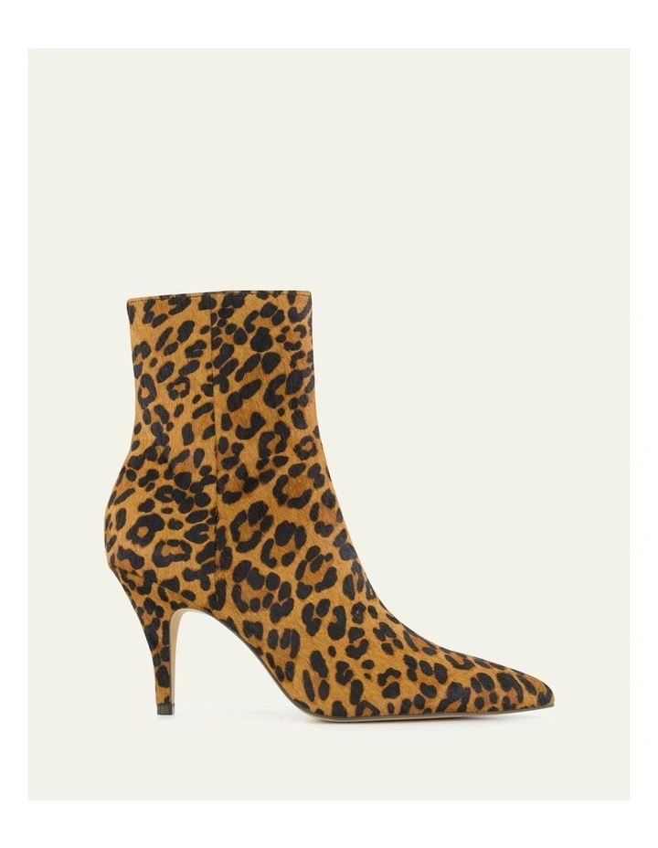 Lottie High Ankle Boots in Leopard Print image 1