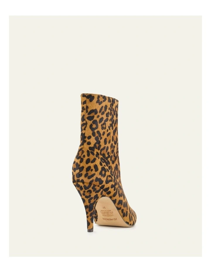 Lottie High Ankle Boots in Leopard Print image 5