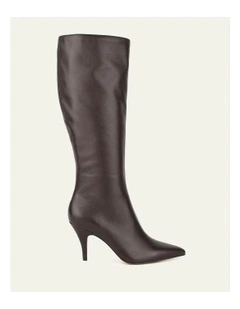 Lotus Knee Boots in Bitter