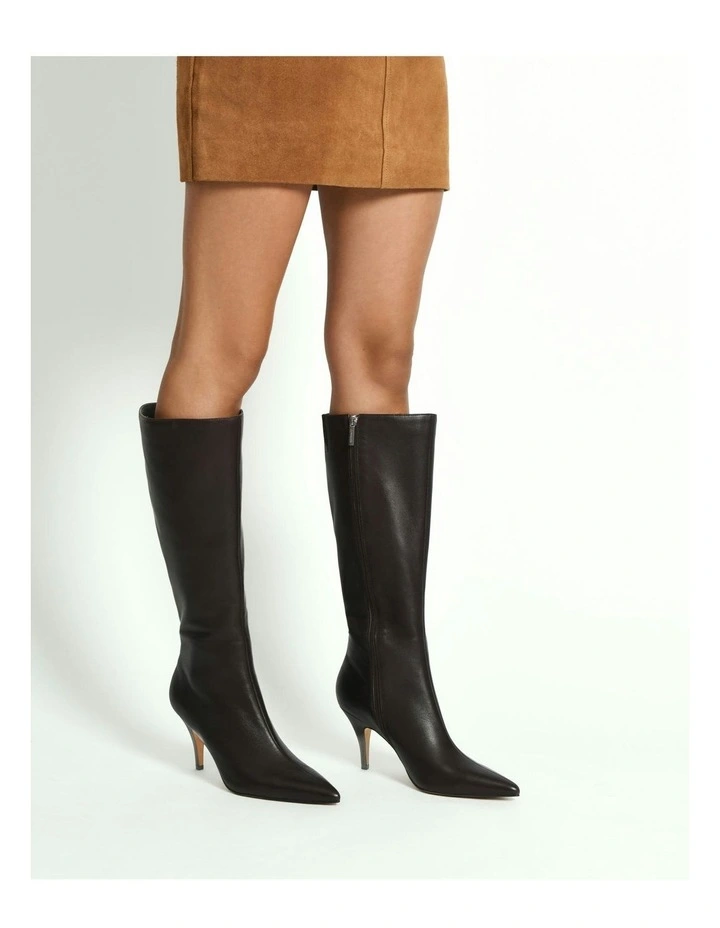 Lotus Knee Boots in Bitter image 2