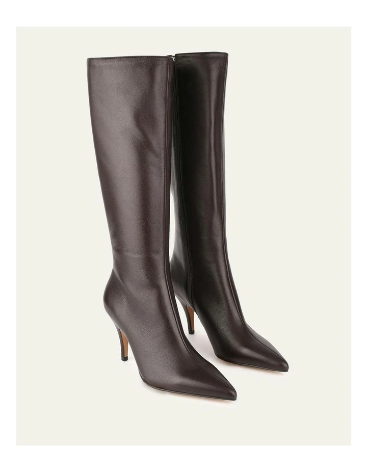 Lotus Knee Boots in Bitter image 3