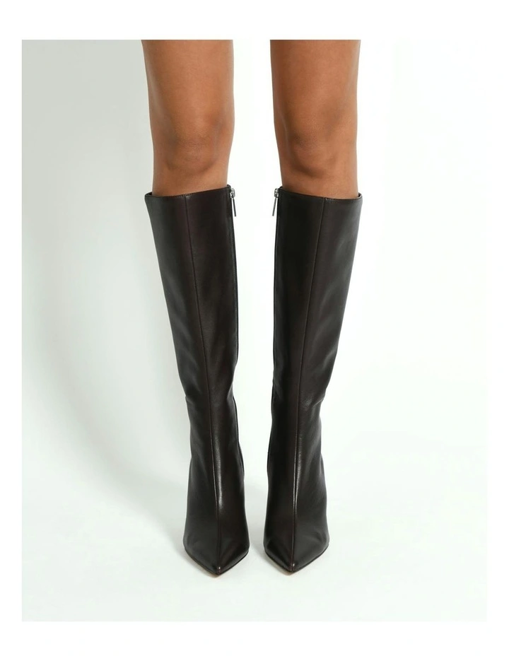 Lotus Knee Boots in Bitter image 7