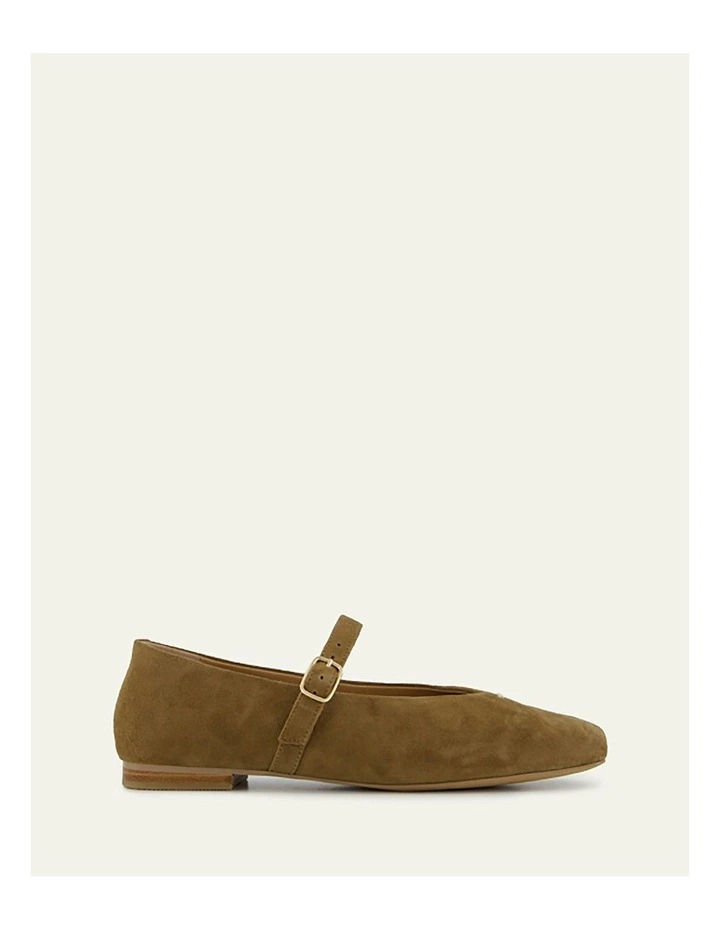 April Casual Flats in Bark image 1