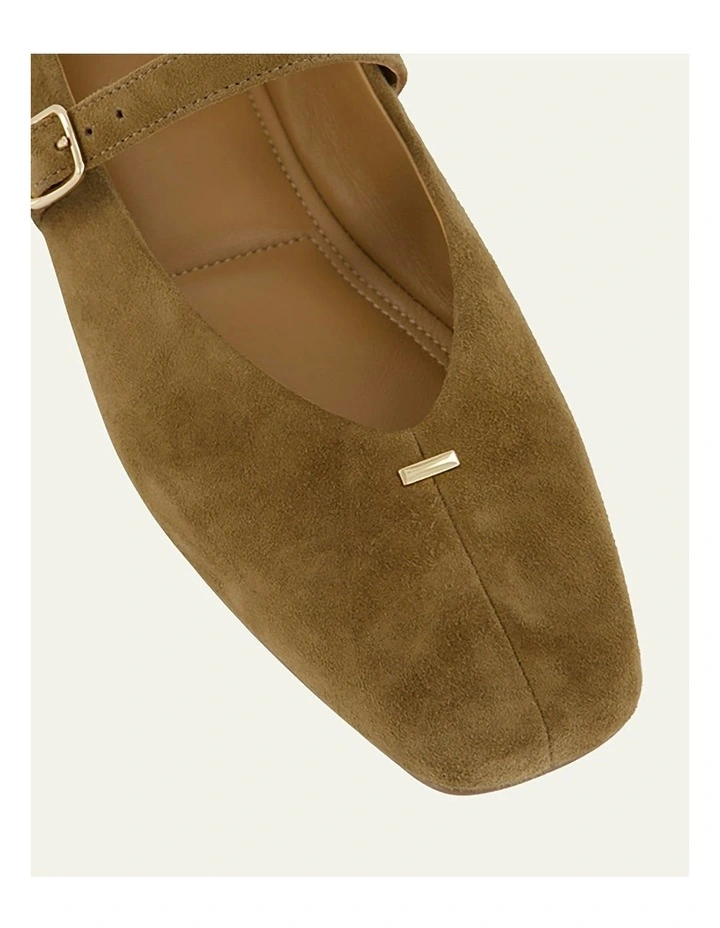 April Casual Flats in Bark image 4