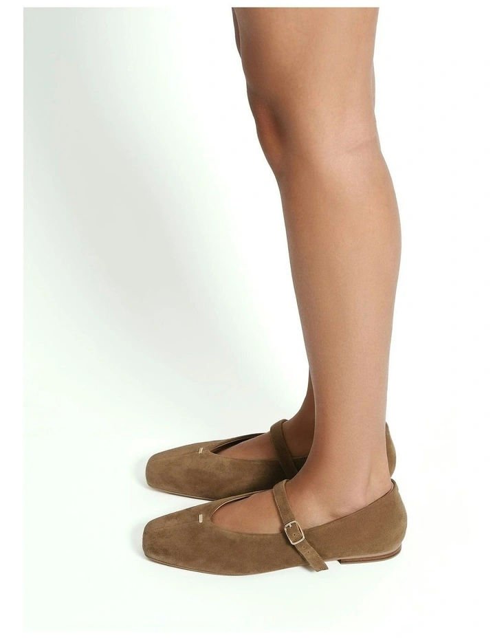 April Casual Flats in Bark image 7