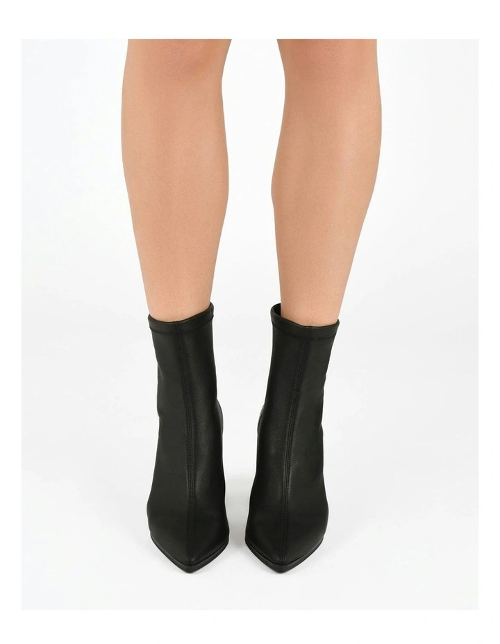 Teo High Ankle Boots in Black image 2