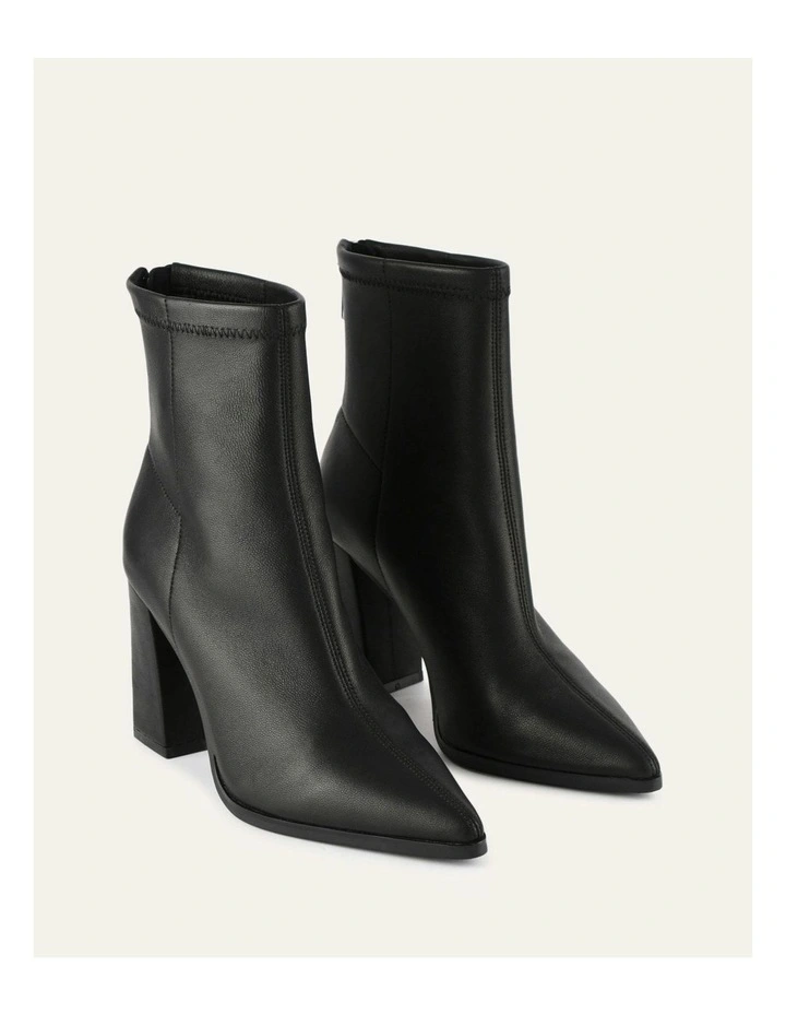 Teo High Ankle Boots in Black image 3