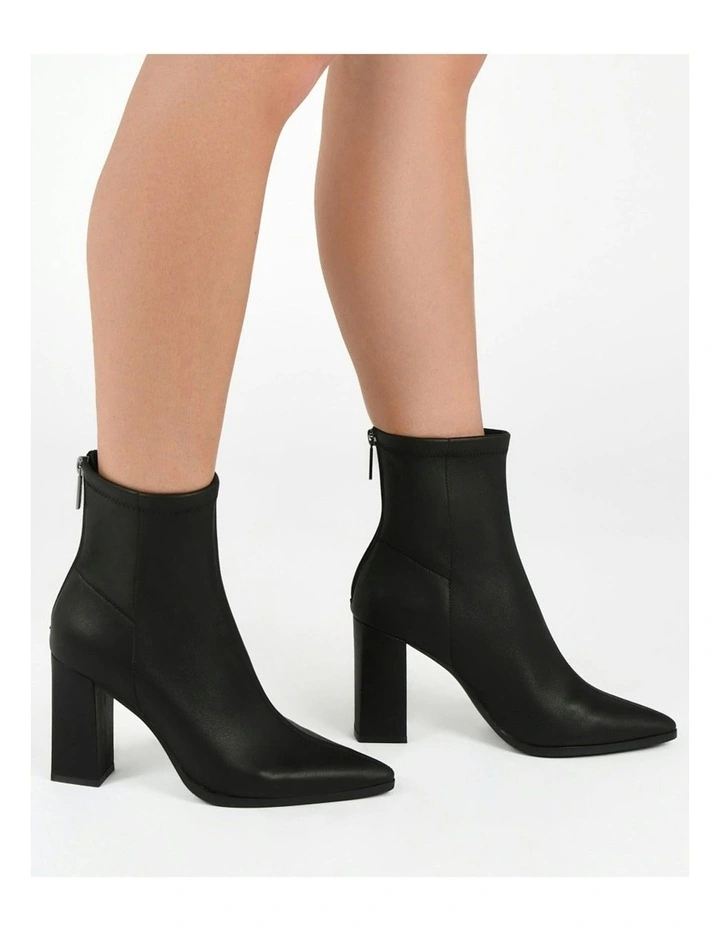 Teo High Ankle Boots in Black image 7