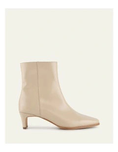 Otis Mid Ankle Boots in Sand Leather