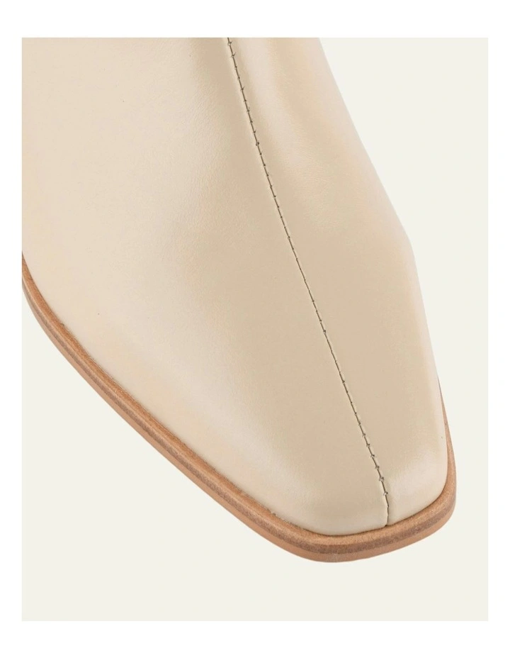 Otis Mid Ankle Boots in Sand Leather image 4