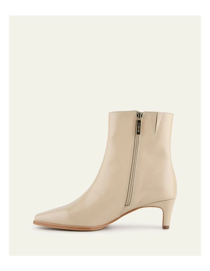 Otis Mid Ankle Boots in Sand Leather image 6