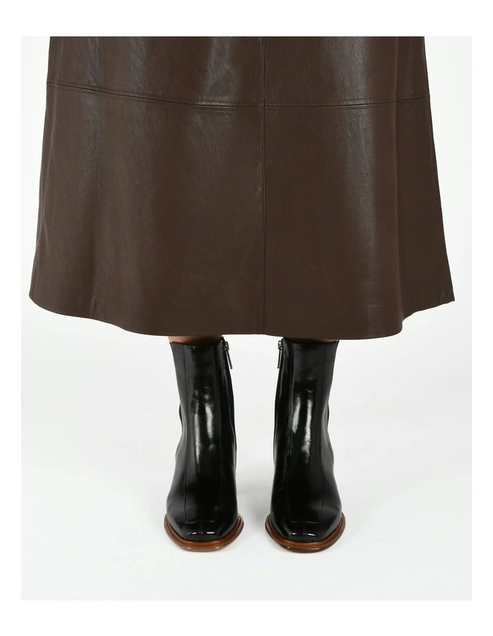 Darla Mid Ankle Boots in Black image 7
