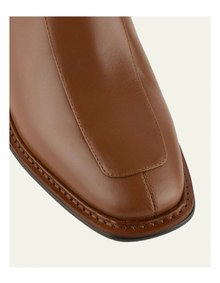 Darla Mid Ankle Boots Dark in Tan image 4