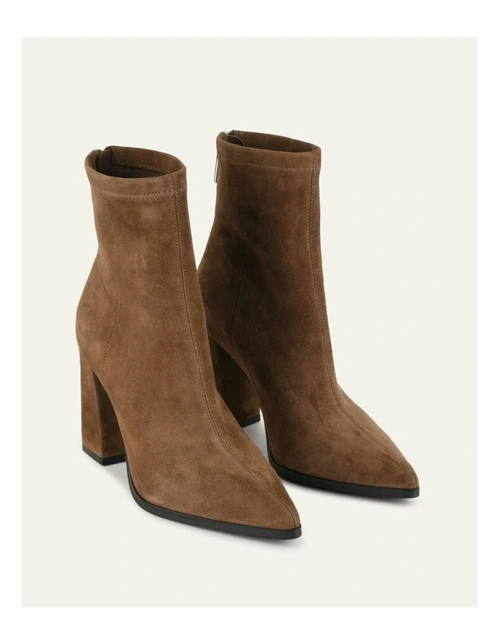 Teo High Ankle Boots in Bark image 3