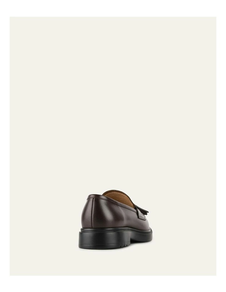 Julius Cacao Leather Loafers in Brown image 4