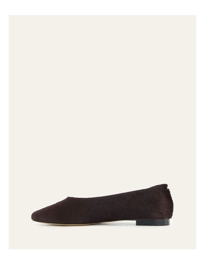 Posie Merlot Leather Ballet Flat in Black image 6