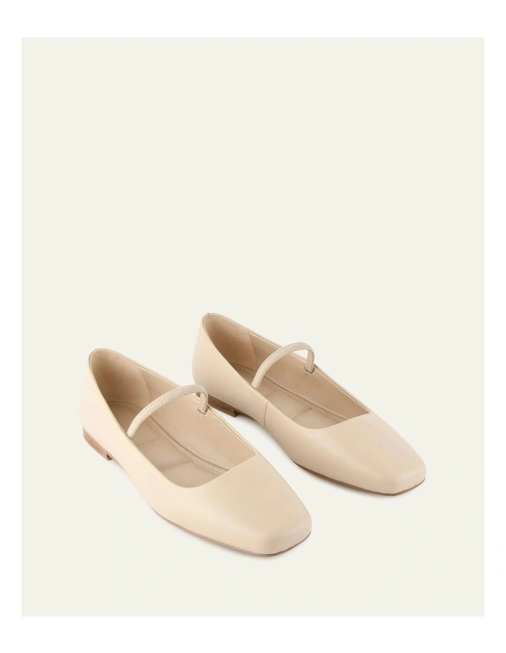 Avery Casual Flats in Sand image 3
