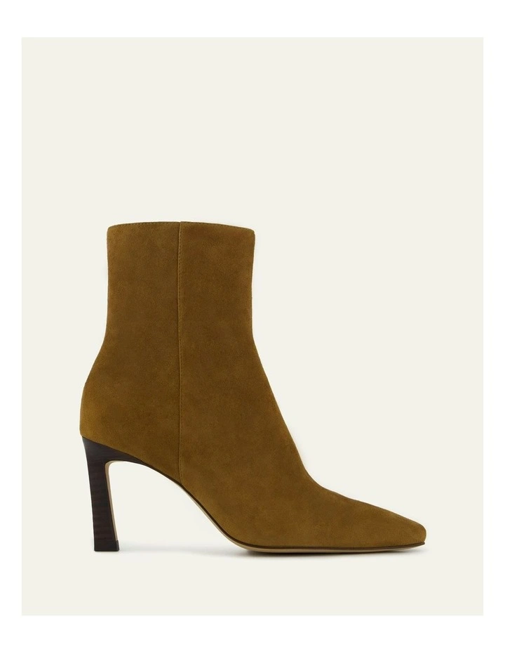 Nessie Mid Ankle Boots in Biscuit image 1